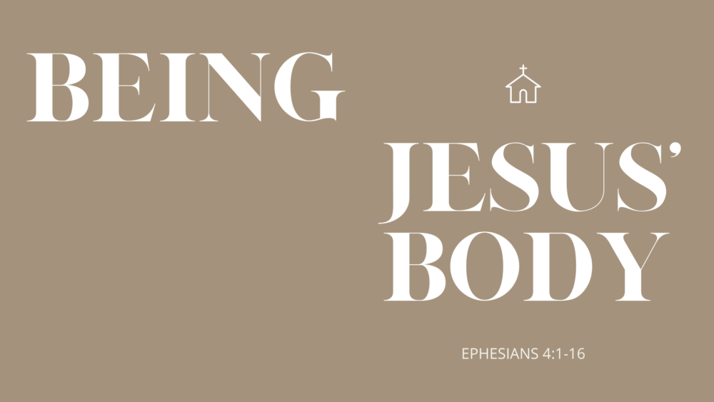 Being Jesus' Body  Image