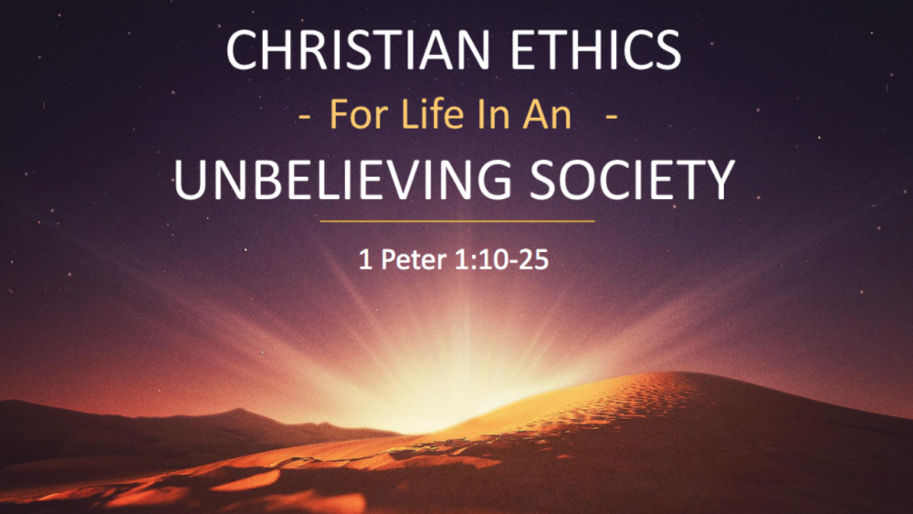 Christian Ethics for Life in an Unbelieving Society Image